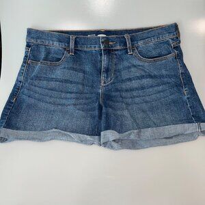 Old Navy Womens Semi-Fitted Denim Shorts Size 10 Regular‎